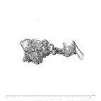 SK 1590e Paranthropus robustus bone fragment 4 4