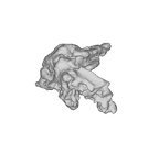 SK 1590e Paranthropus robustus bone fragment 5 ply