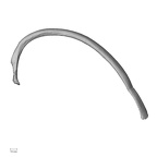 DV13-63 Homo sapiens rib fourth left superior