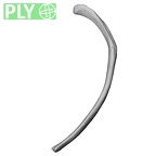 DV13-75 Homo sapiens rib tenth left ply