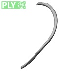 DV14-88 Homo sapiens rib sixth left ply