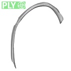 DV15-82 Homo sapiens rib eighth right ply