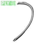 DV15-83 Homo sapiens rib eighth left ply