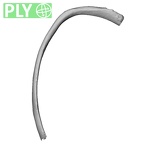 DV15-86 Homo sapiens rib tenth right ply