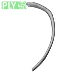 DV15-87 Homo sapiens rib tenth left ply