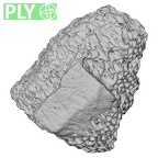 DV14-UNKNOWN Homo sapiens bone fragment ply