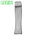 NH MER35 145 Pan troglodytes schweinfurthii hand phalanx fourth proximal right ply