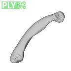 NH MER39 259 Piliocolobus preussi hand phalanx third proximal left ply